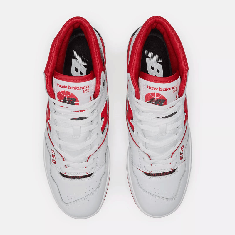 New Balance 650 White Red | BB650RWR