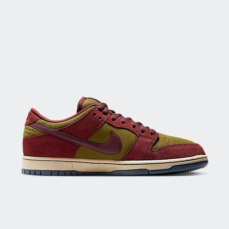 Nike SB Dunk Low "Dark Team Red/Olive Flak" | HQ1625-600