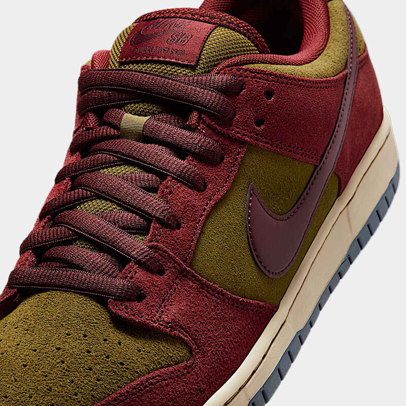 Nike SB Dunk Low "Dark Team Red/Olive Flak" | HQ1625-600