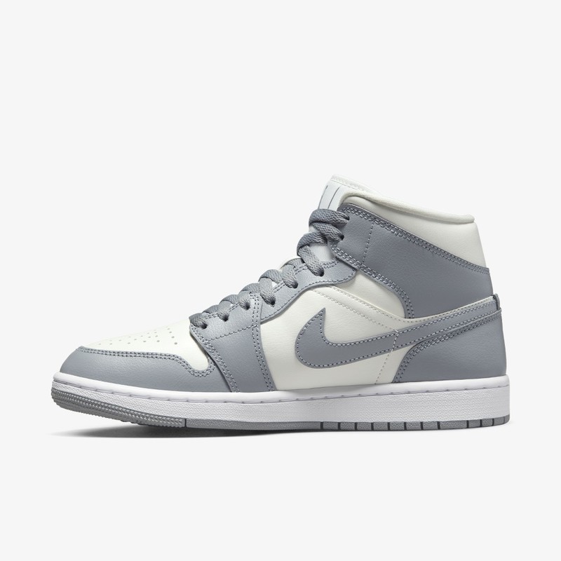Air Jordan 1 Mid Grey Sail | BQ6472-115