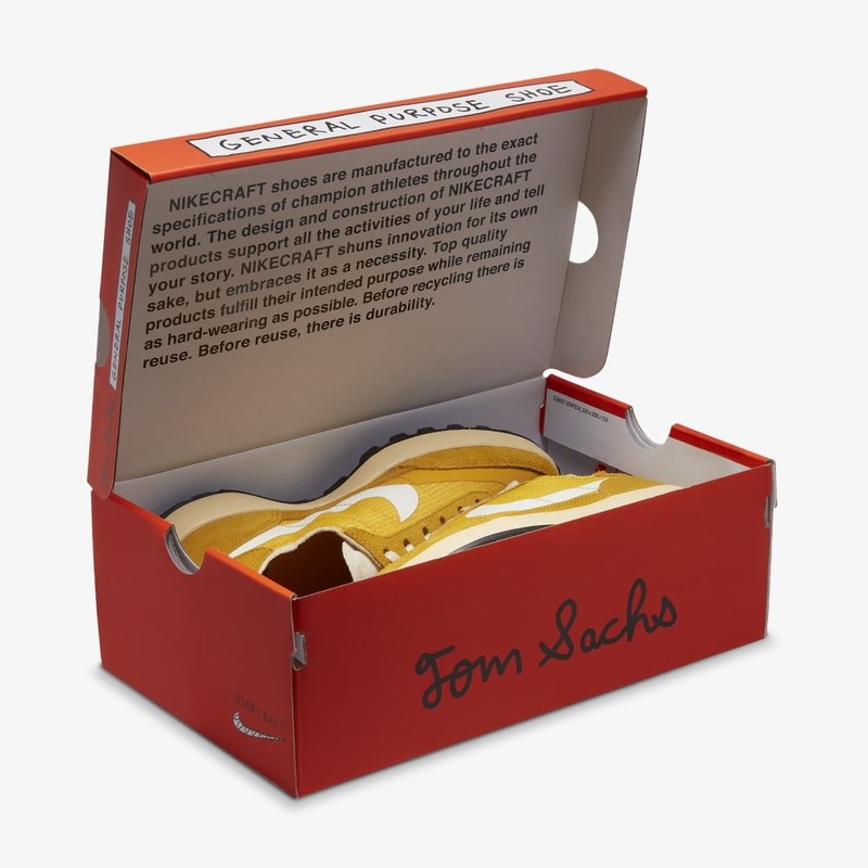 Tom Sachs x NikeCraft General Purpose Shoe Dark Sulfur | DA6672-700