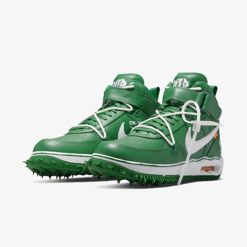 Off-White x Nike Air Force 1 Mid Pine Green | DR0500-300