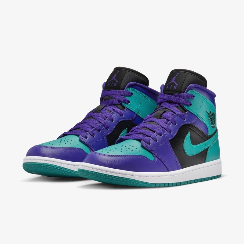 Air Jordan 1 Mid Black Grape | BQ6472-502