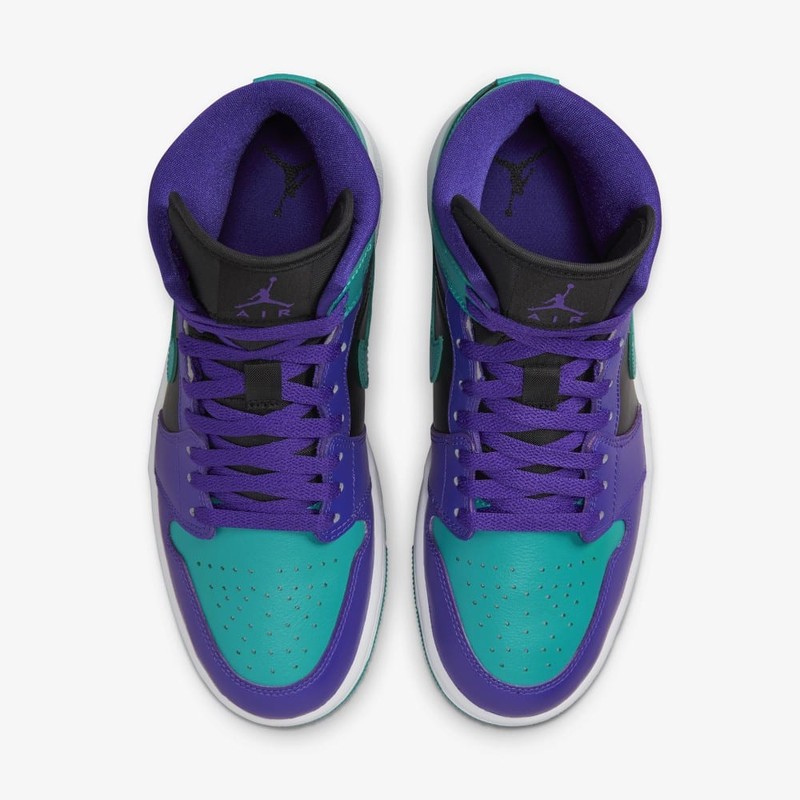 Air Jordan 1 Mid Black Grape | BQ6472-502