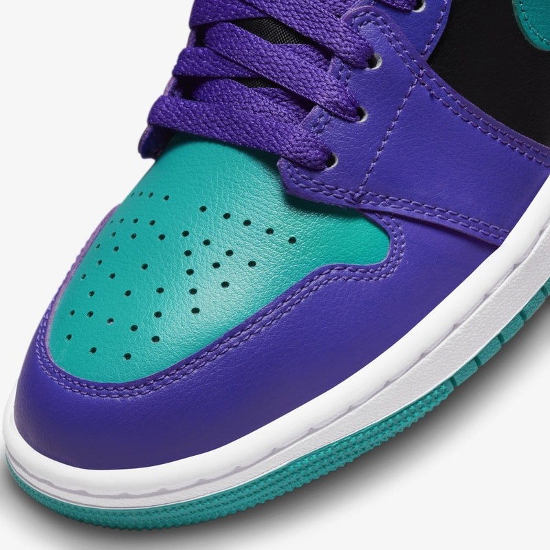 Air Jordan 1 Mid Black Grape | BQ6472-502