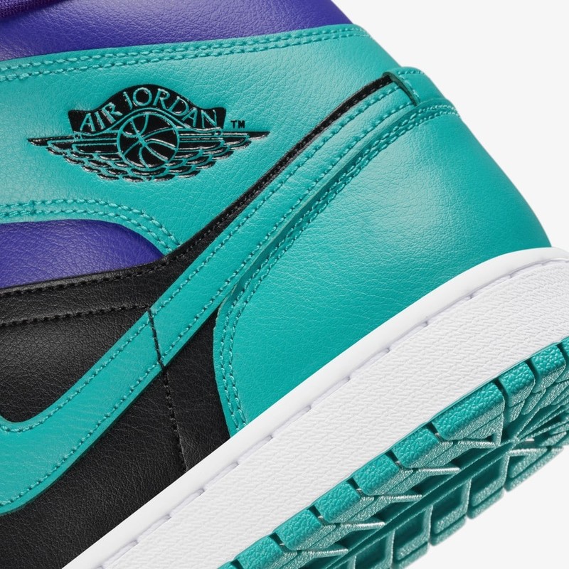 Air Jordan 1 Mid Black Grape | BQ6472-502