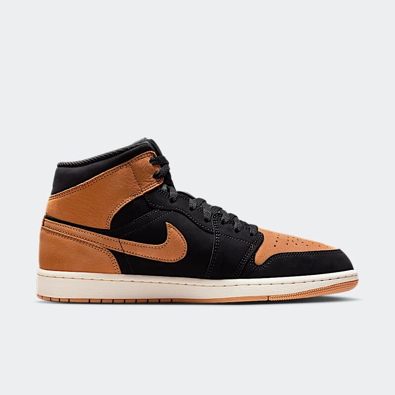 Air Jordan 1 Mid "Black/Flax" | HV4091-002
