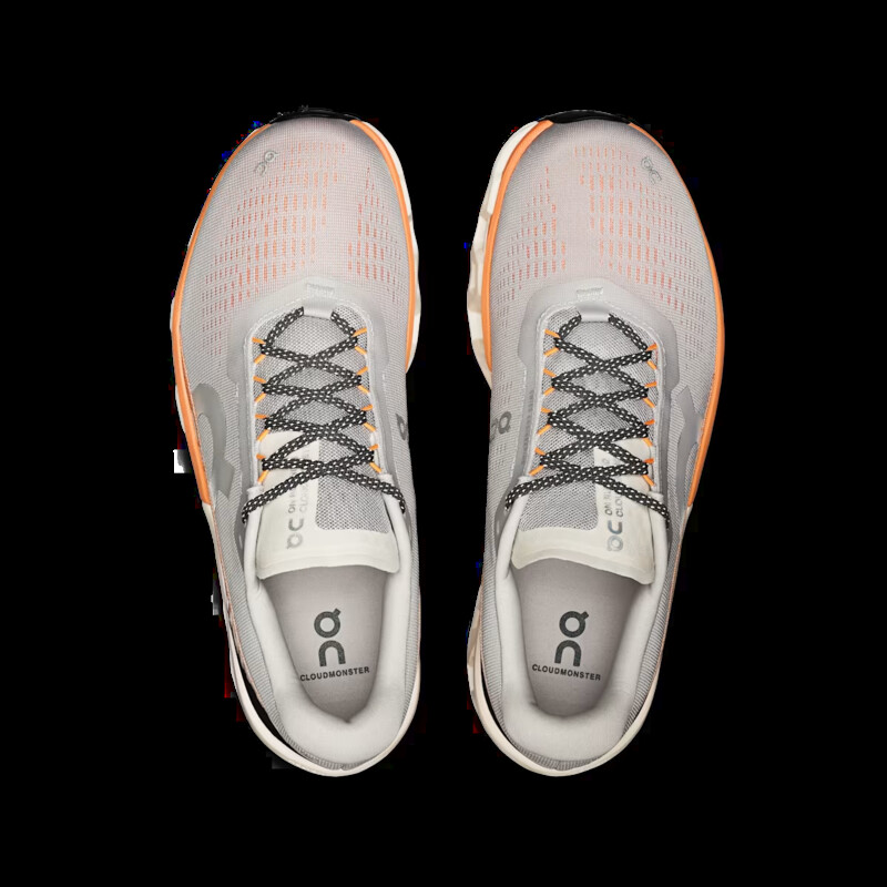 On Cloudmonster 2 "Glacier/Tangerine" | 3ME10123198