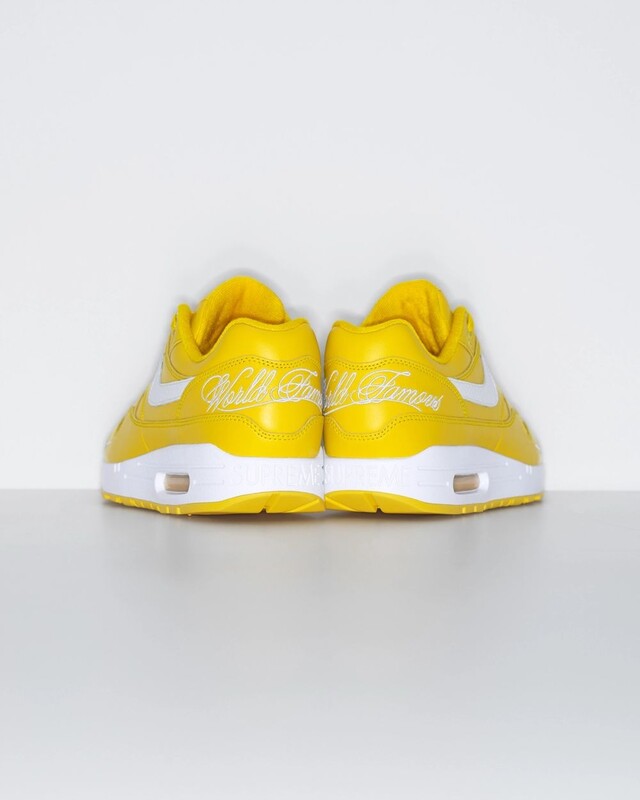 Supreme x Nike Air Max 1 '87 "Speed Yellow" | HF8813-700