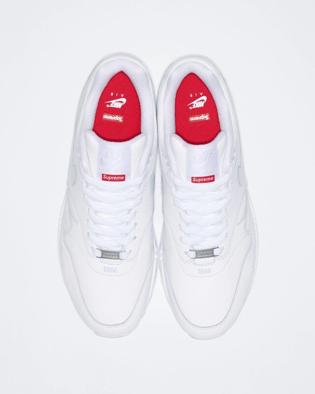 Supreme x Nike Air Max 1 '87 "White" | HF8813-100