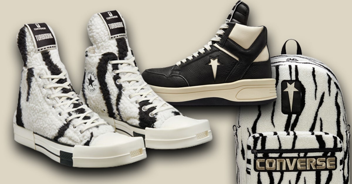 Rick Owens and Converse Drop the Chuck 70 with Zebra Stripes