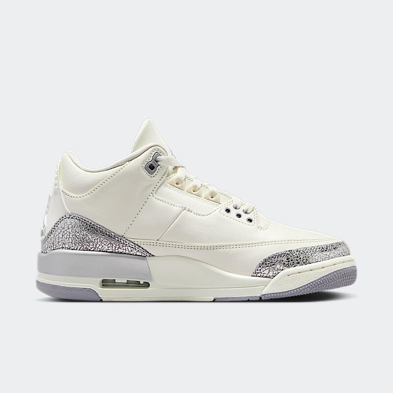 Air Jordan 3 "Sail/Metallic Silver" | CK9246-100