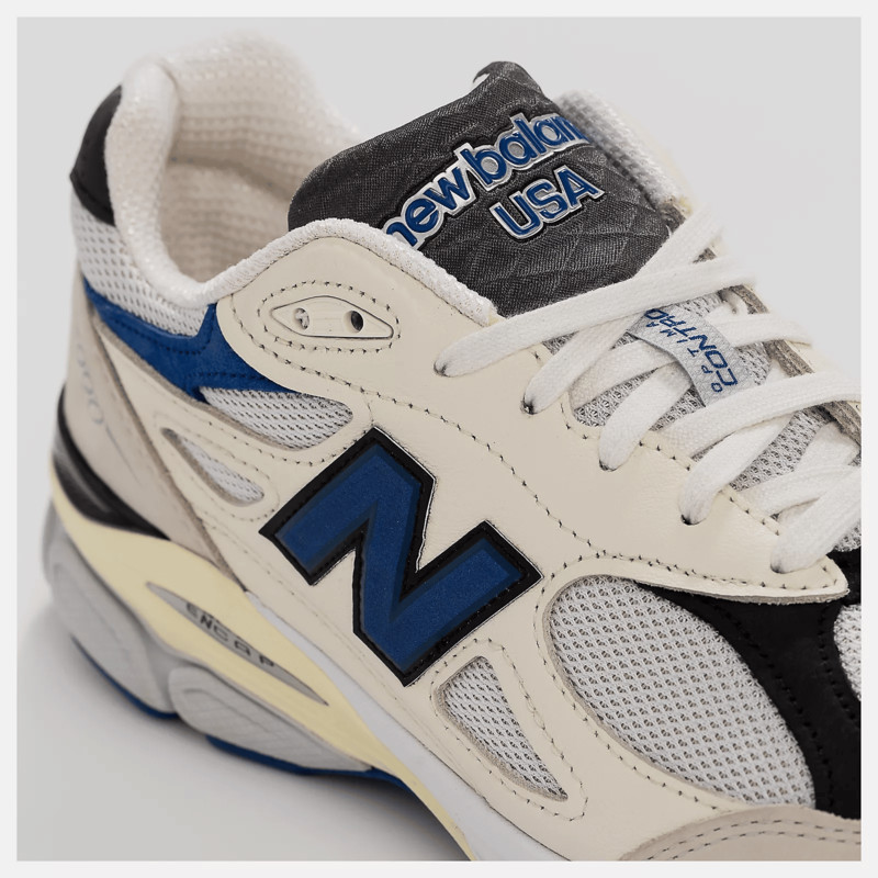 New Balance 990 V3 Made in USA White/Blue | M990WB3