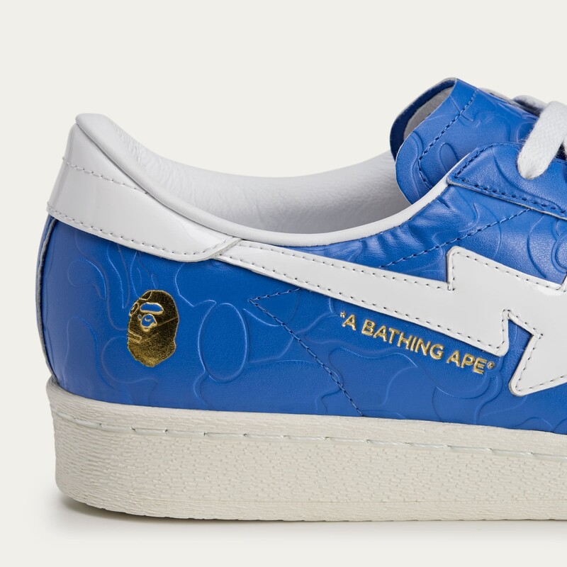 BAPE x adidas Superstar Vintage "Blue" | JR2702