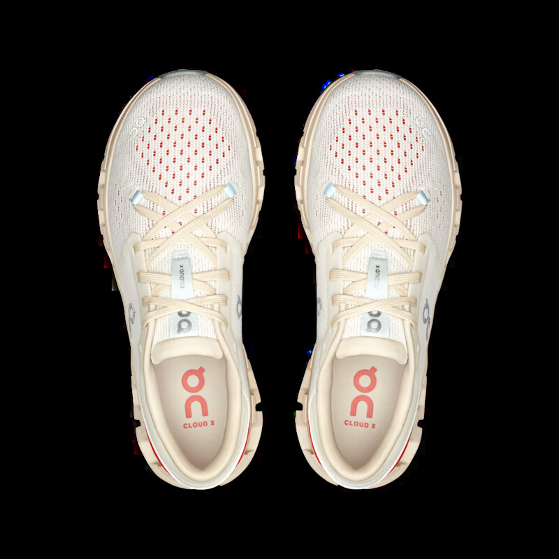 On Cloud X 4 "Ivory/Salmon" | 3WE30073297