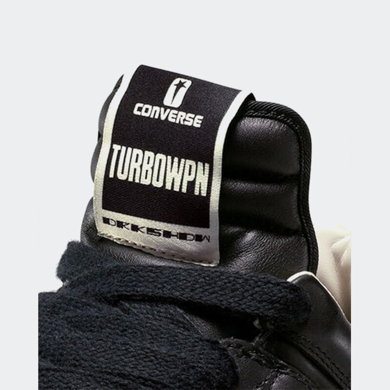 Rick Owens x Converse TURBOWPN Low "Black" | A16475C