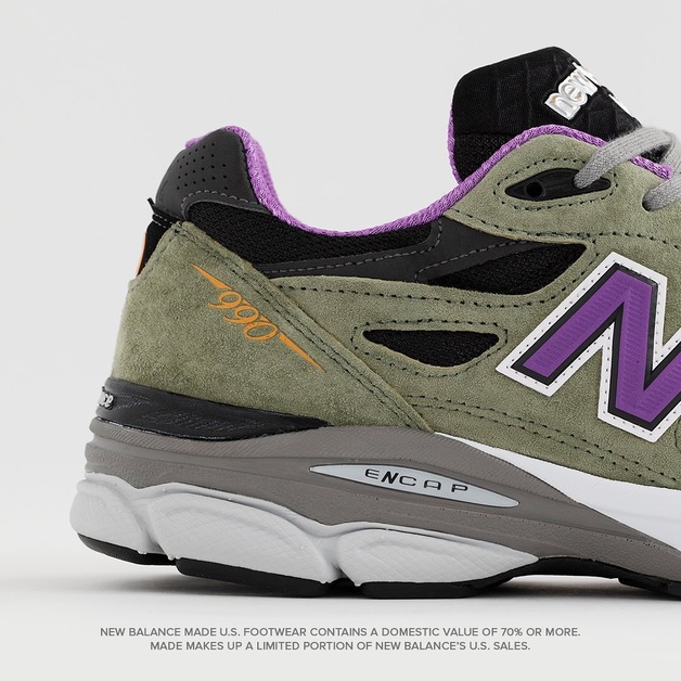 Für Herbst 2022 serviert New Balance uns einen 990v3 „Olive Leaf“