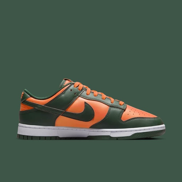 This Nike Dunk Low Is Dedicated to the Miami Hurricanes