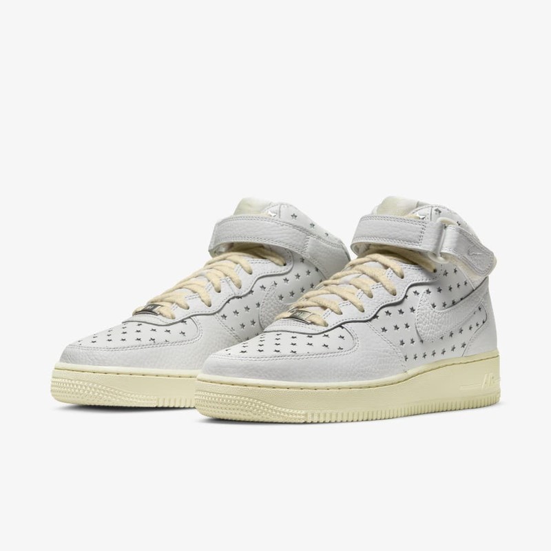 Nike Air Force 1 Mid Star Shaped Grey | DV3451-100