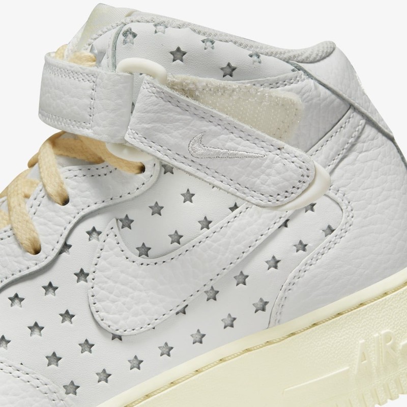 Nike Air Force 1 Mid Star Shaped Grey | DV3451-100