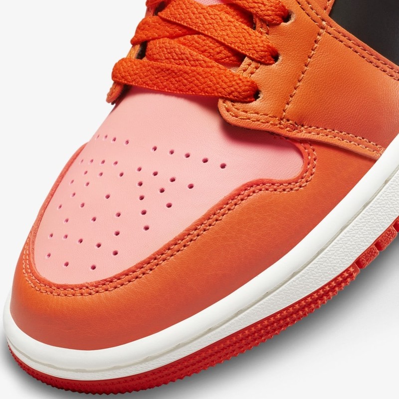 Air Jordan 1 Mid Orange/Black | DM3381-600