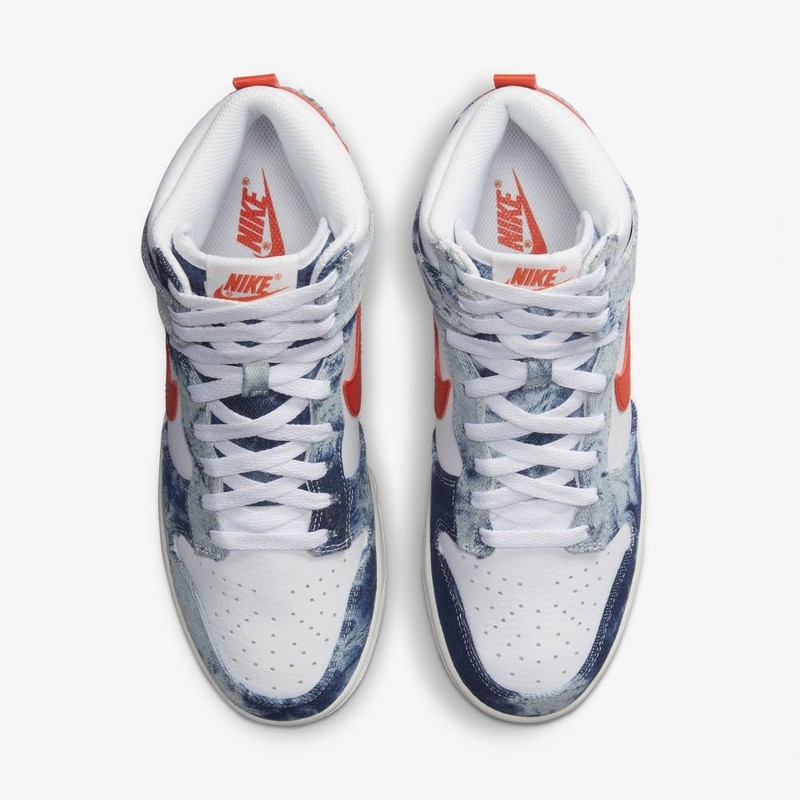 Nike Dunk High Washed Denim | DV2181-900