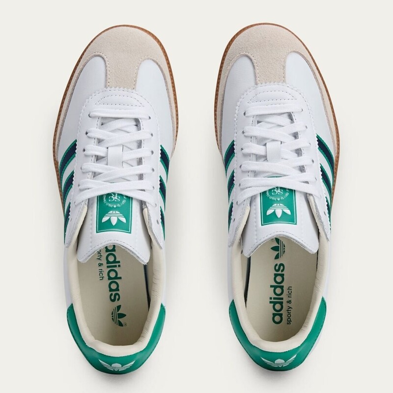 Sporty & Rich x adidas Samba "Green" | JQ1353