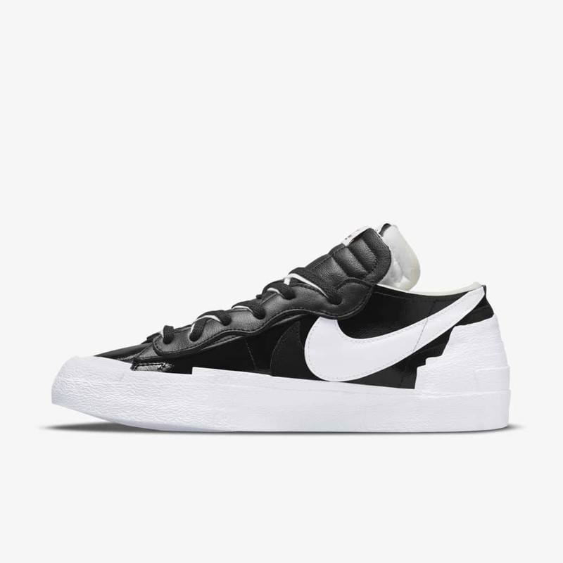 Sacai x Nike Blazer Low Black Patent | DM6443-001