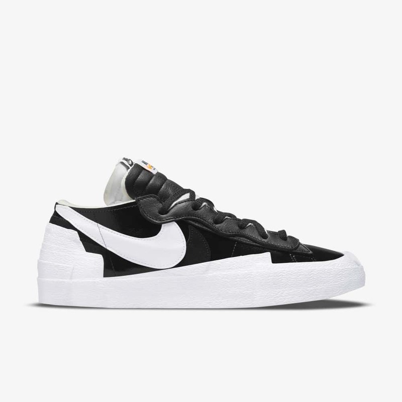 Sacai x Nike Blazer Low Black Patent | DM6443-001