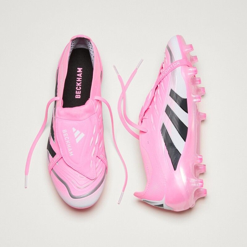David Beckham x adidas Predator Elite Fold-Over Tongue FG "Beam Pink" | JI1094