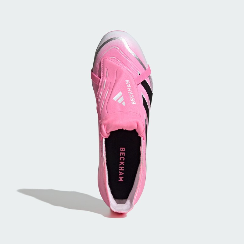 David Beckham x adidas Predator League Fold-Over Tongue FG/MG "Beam Pink" | JI1113