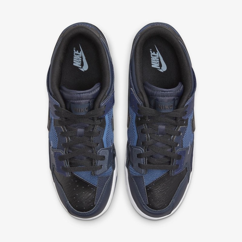 Nike Dunk Low Scrap Navy Black | DH7450-400