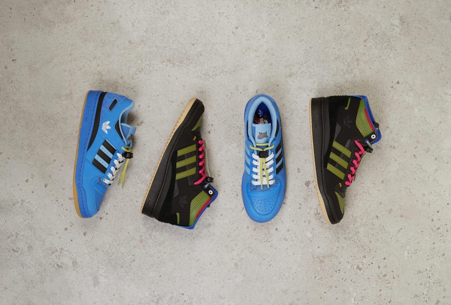 Frogboy und Rocket von Hebru Brantley werden auf den adidas Forums lebendig