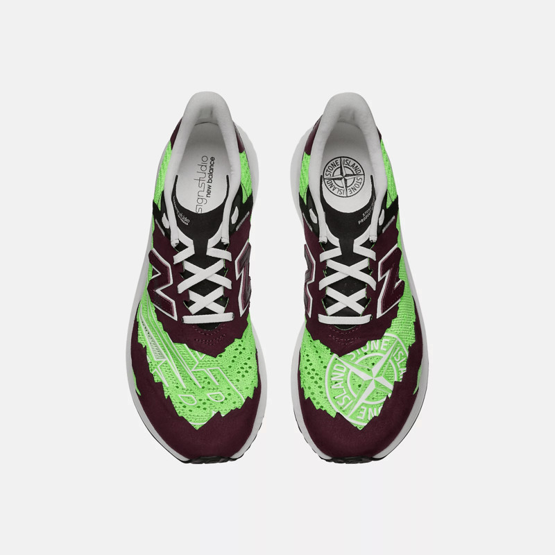 Stone Island x New Balance RC Elite V2 Burgundy | MSRCELSO