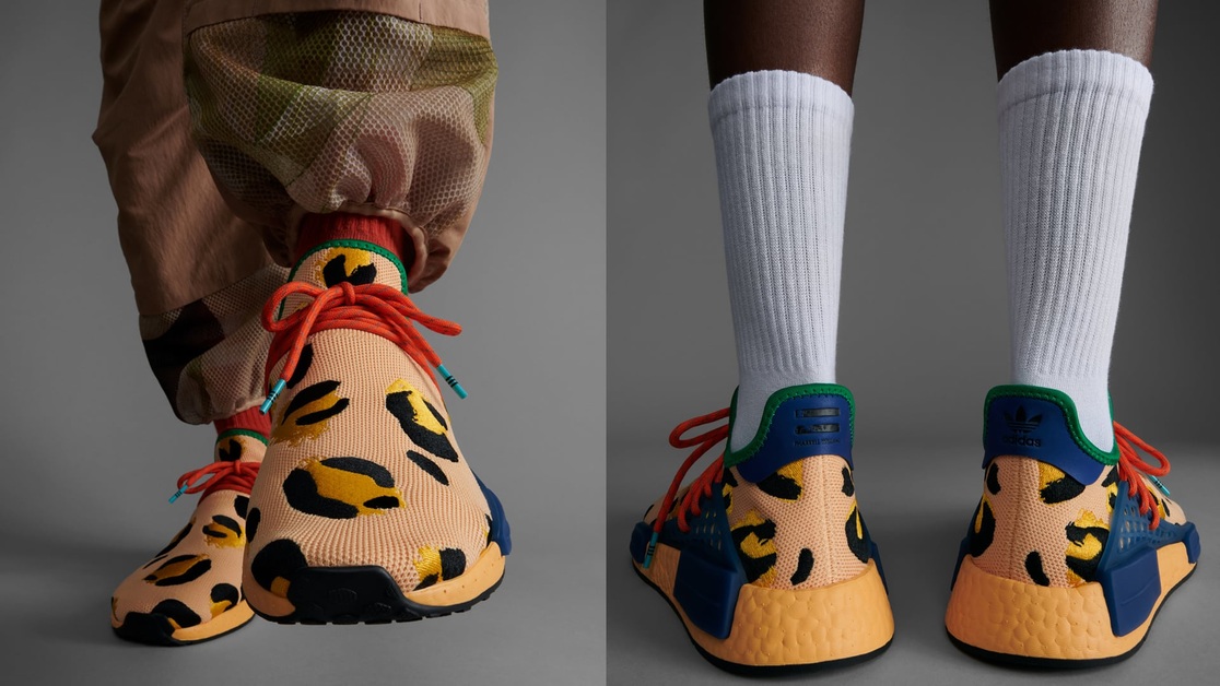 Pharrell's and adidas' wild NMD Hu "Animal" Now Also Comes in Amber