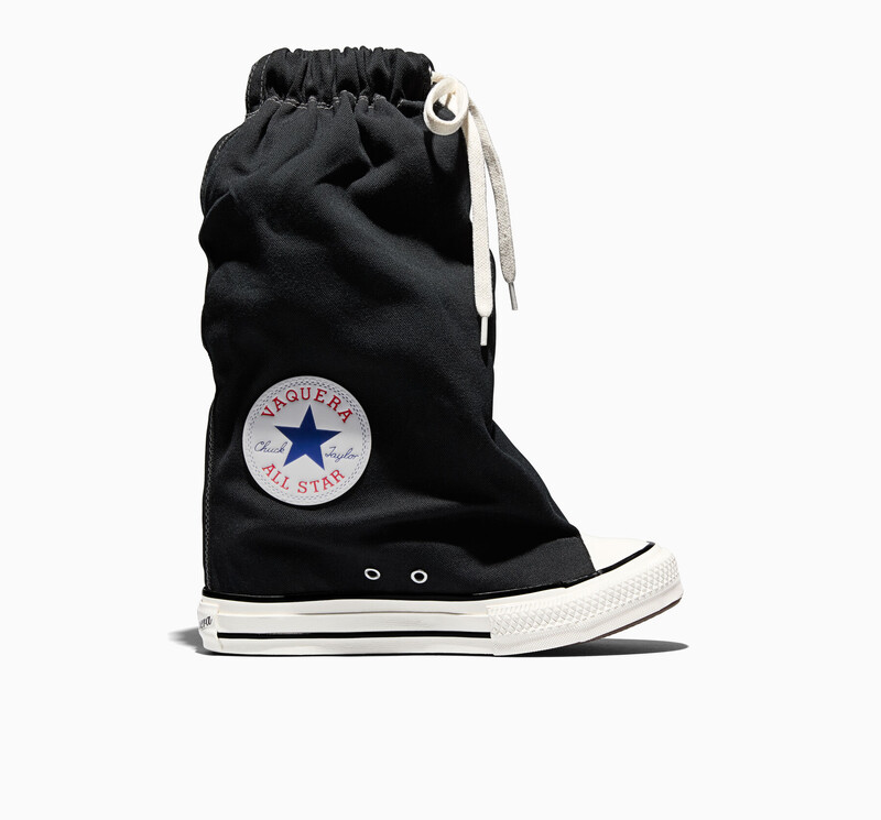 Vaquera x Converse Chuck Taylor All Star XHi Slouch Wedge "Black" | A17687C Vaquera x Converse Chuck Taylor All Star XHi Slouch Wedge "Black" | A17687C