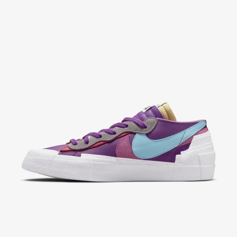 Kaws x Sacai x Nike Blazer Low Purple Dusk | DM7901-500