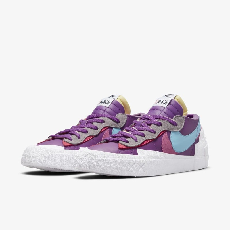 Kaws x Sacai x Nike Blazer Low Purple Dusk | DM7901-500