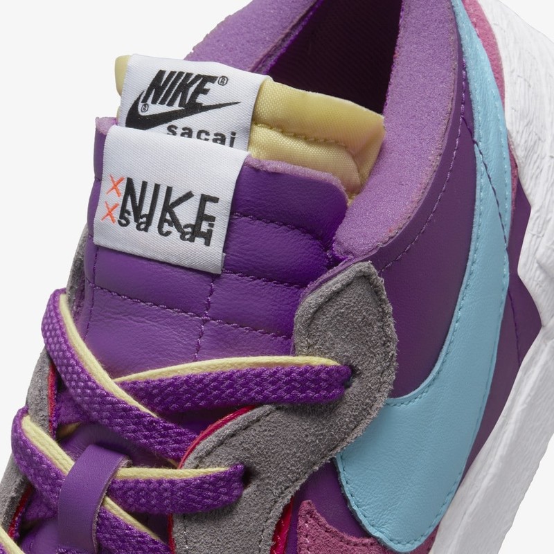 Kaws x Sacai x Nike Blazer Low Purple Dusk | DM7901-500