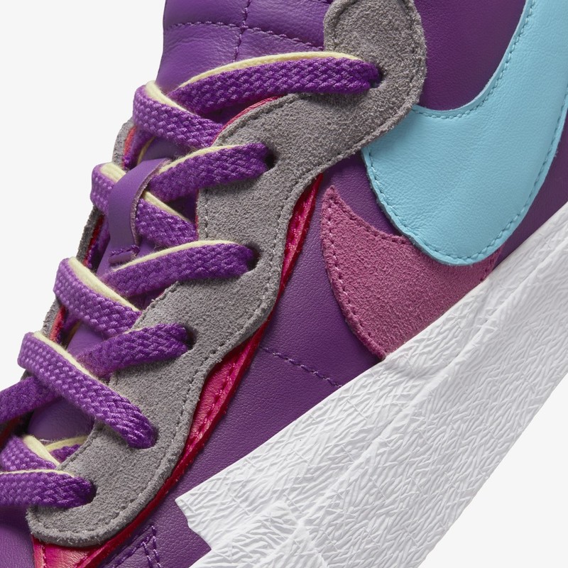 Kaws x Sacai x Nike Blazer Low Purple Dusk | DM7901-500