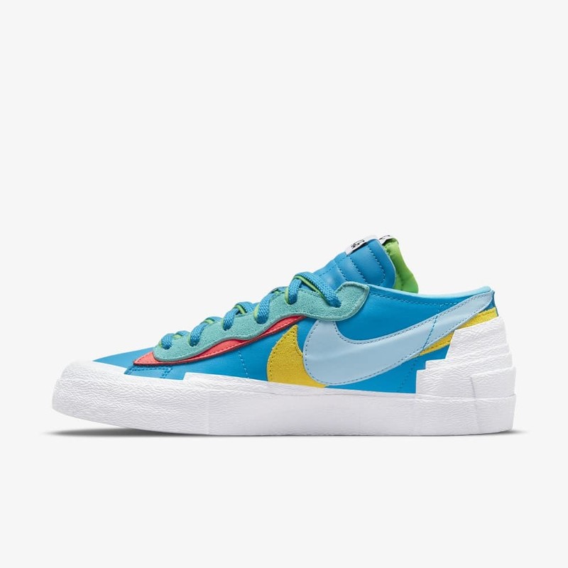 Kaws x Sacai x Nike Blazer Low Neptune Blue | DM7901-400