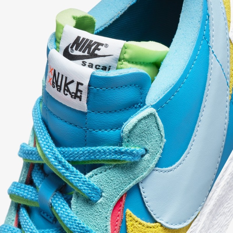 Kaws x Sacai x Nike Blazer Low Neptune Blue | DM7901-400