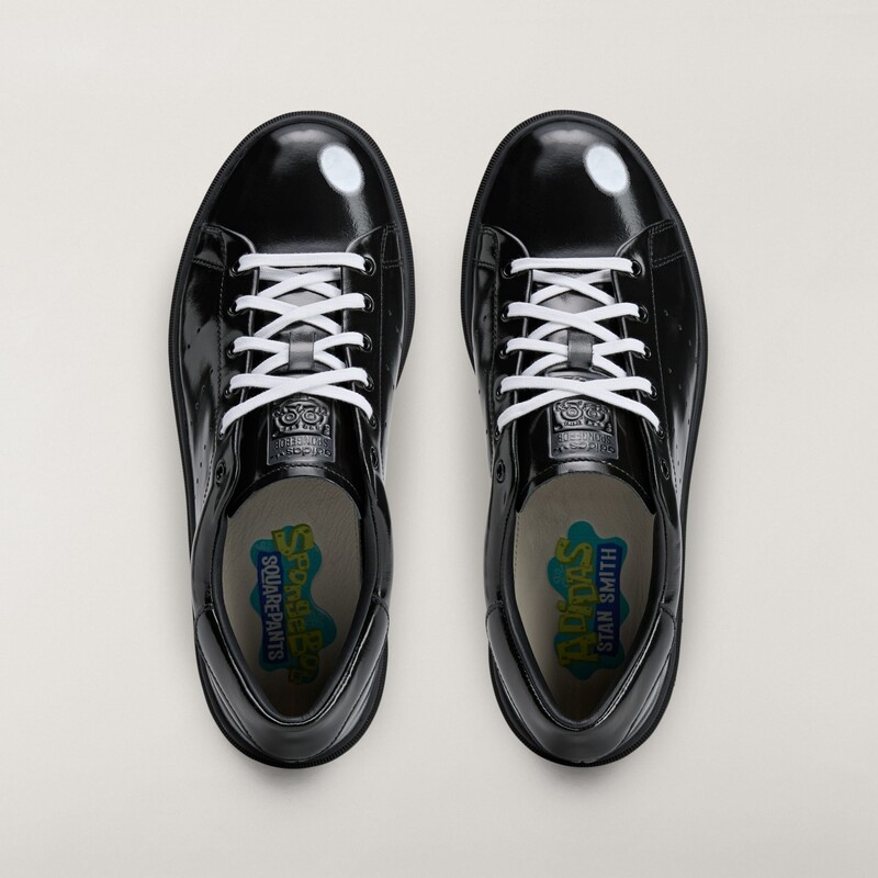 Spongebob Squarepants x adidas Stan Smith Freizeit "Black" | JQ6779