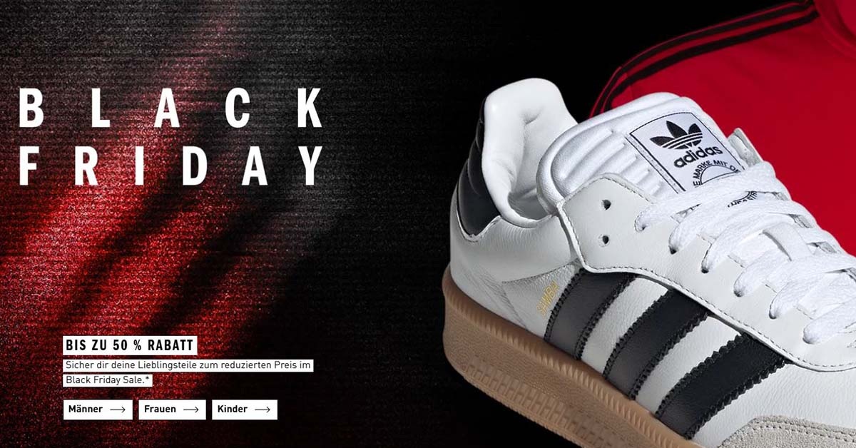 adidas Sale: Bis zu 50% Rabatt