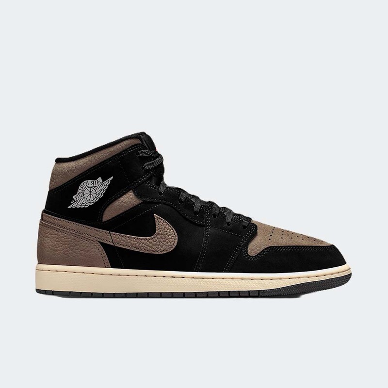 Air Jordan 1 Mid SE "Black/Olive Grey" | IB7110-002