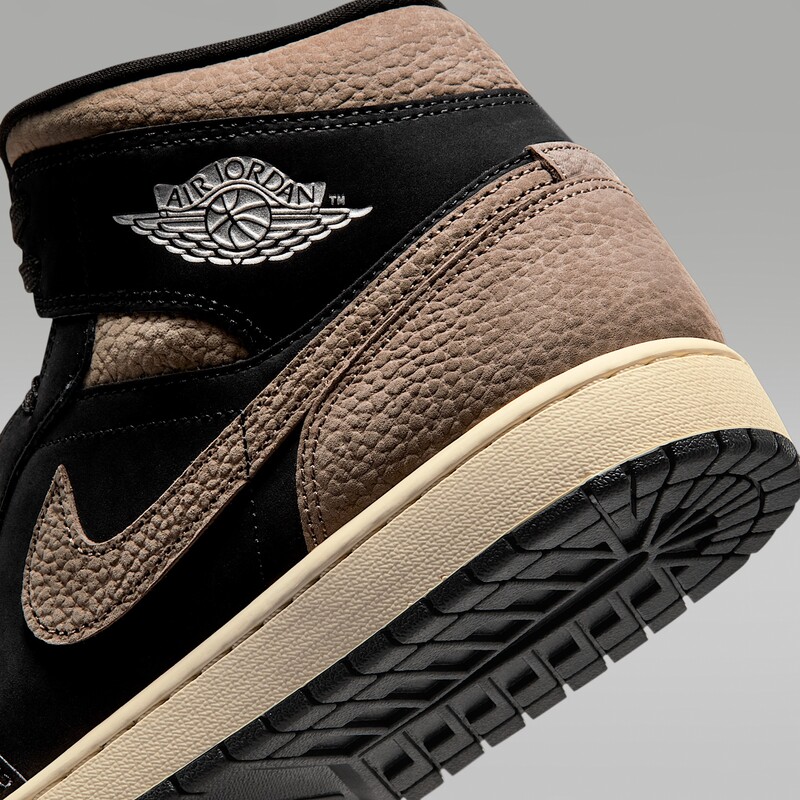 Air Jordan 1 Mid SE "Black/Olive Grey" | IB7110-002
