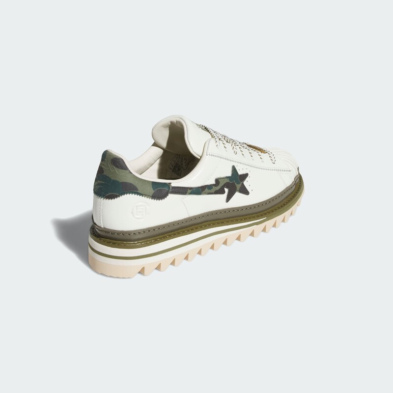 EDC X BAPE x adidas Superstar "Off-White" | KJ1473