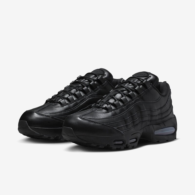Nike Air Max 95 Big Bubble Black Leather QS | IM0696-001 Nike Air Max 95 Big Bubble Black Leather QS | IM0696-001