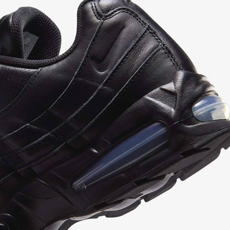 Nike Air Max 95 Big Bubble Black Leather QS | IM0696-001 Nike Air Max 95 Big Bubble Black Leather QS | IM0696-001