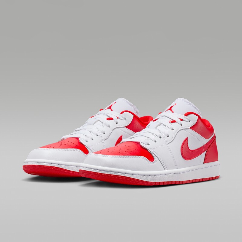 Air Jordan 1 Low "White/Chile Red" | DC0774-110